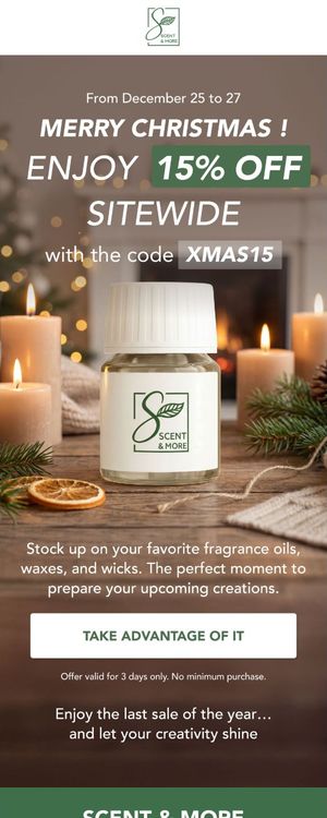 Email Scent & More : Merry Christmas
