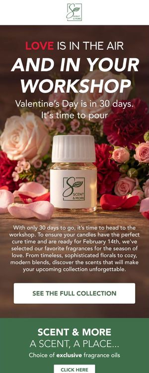 Email Scent & More : Saint-Valentin
