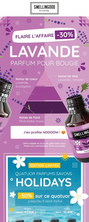Email Smellingood : Lavande